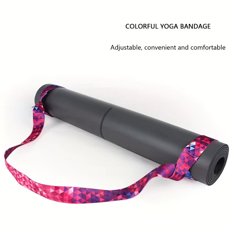 Adjustable Yoga Mat Strap and Storage Bundle with Shoulder Straps