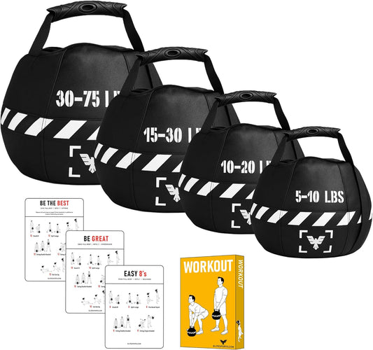 Heavy-Duty Kettlebell Sandbag for Cross Training and Strength Training - Adjustable Weight Durable Equipment for Home and Gym Fitness