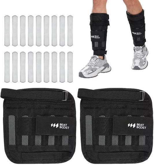 Adjustable Ankle and Wrist Weights for Men and Women - 10lb, 15lb, 20lb, 25lb Set for Walking, Pilates, Exercise, Workout, and Aerobics