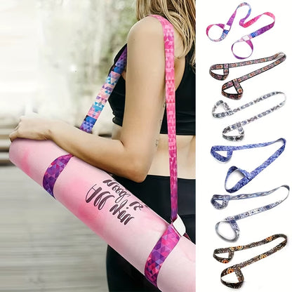 Adjustable Yoga Mat Strap and Storage Bundle with Shoulder Straps